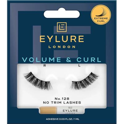 Eylure Volume & Curl Kuituräpsyt, No.128 - 3/4 Pituus, Luonnollinen ja Tuuhea Eylure Volume & Curl Kuituräpsyt, No.128 - 3/4 Pituus, Luonnollinen ja Tuuhea