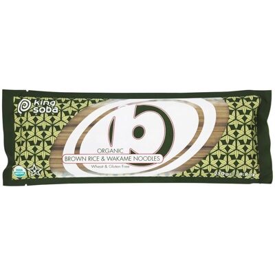 KING SOBA Pasta de arroz integral y wakame sin gluten - Pasta KING SOBA Pasta de arroz integral y wakame sin gluten - Pasta