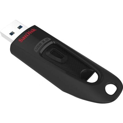 SanDisk Ultra 128GB USB Flash Drive - Black - USB 3.0 SanDisk Ultra 128GB USB Flash Drive - Black - USB 3.0