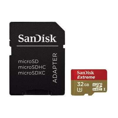 Hama - microSDHC Extreme - 32GB - UHS Class 3 - Carte mémoire - Publicité Hama - microSDHC Extreme - 32GB - UHS Class 3 - Carte mémoire - Publicité