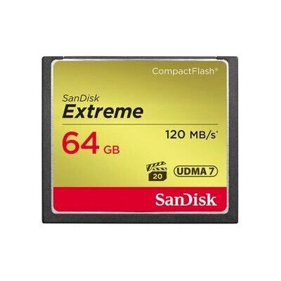 SanDisk CompactFlash Extreme 64GB (SDCFXSB-064G-G46) SanDisk CompactFlash Extreme 64GB (SDCFXSB-064G-G46)