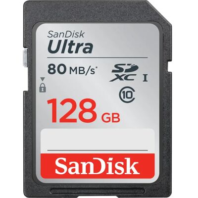 SanDisk Ultra 128 GB SDXC UHS-I Klasa 10 - Karta pamięci SanDisk Ultra 128 GB SDXC UHS-I Klasa 10 - Karta pamięci