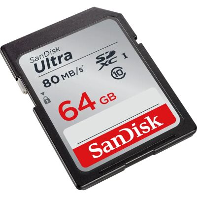 SanDisk Ultra SD Class 10 UHS I (SDSDUNC-GN6IN) - SDXC 64GB (SDSDUNC-064G-GN6IN) SanDisk Ultra SD Class 10 UHS I (SDSDUNC-GN6IN) - SDXC 64GB (SDSDUNC-064G-GN6IN)
