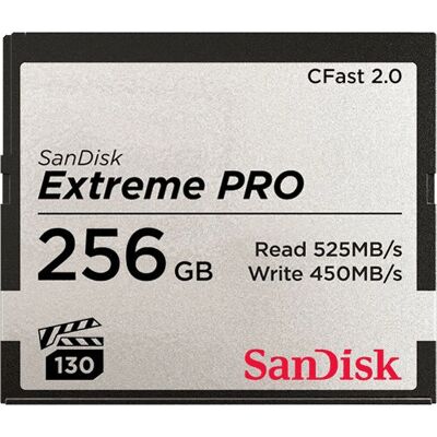 SanDisk Extreme Pro CFast 2.0 - 256GB (SDCFSP-256G) SanDisk Extreme Pro CFast 2.0 - 256GB (SDCFSP-256G)