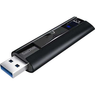 SanDisk Extreme Pro USB 128GB Nero - Chiavetta USB SanDisk Extreme Pro USB 128GB Nero - Chiavetta USB