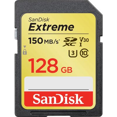 SanDisk Extreme (2018) SDXC - 128GB - Publicité SanDisk Extreme (2018) SDXC - 128GB - Publicité