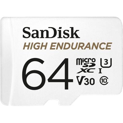 SanDisk High Endurance microSD - microSDXC 64GB + SD-Adapter SanDisk High Endurance microSD - microSDXC 64GB + SD-Adapter