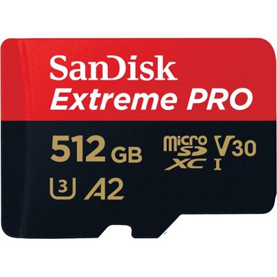 SanDisk Extreme Pro A2 microSD - microSDXC 512GB SanDisk Extreme Pro A2 microSD - microSDXC 512GB