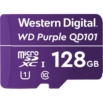 Western Digital WD Purple SC QD101 128GB MicroSDXC Clase 10 - Tarjeta de vigilancia Western Digital WD Purple SC QD101 128GB MicroSDXC Clase 10 - Tarjeta de vigilancia