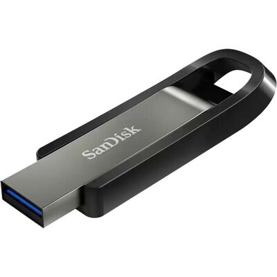 SanDisk Extreme Go USB Stick - 64 GB - Oțel inoxidabil - Tip-A SanDisk Extreme Go USB Stick - 64 GB - Oțel inoxidabil - Tip-A