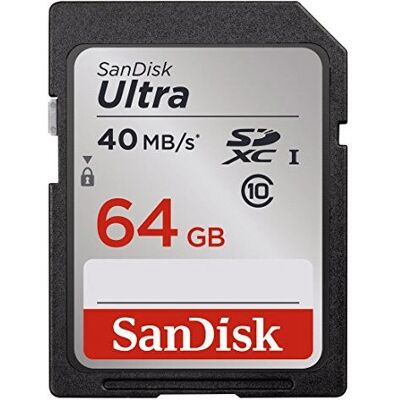 SanDisk Ultra 64 GB SDXC Class 10 - Memory Card SanDisk Ultra 64 GB SDXC Class 10 - Memory Card