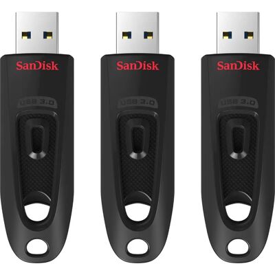 SanDisk Ultra 32GB USB 3.0 Flash Drive - Svart - Säker Lagring SanDisk Ultra 32GB USB 3.0 Flash Drive - Svart - Säker Lagring