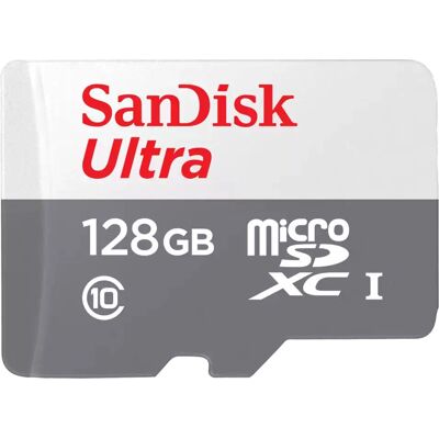 SanDisk Ultra 128GB MicroSDXC Klasa 10 - Karta pamięci SanDisk Ultra 128GB MicroSDXC Klasa 10 - Karta pamięci