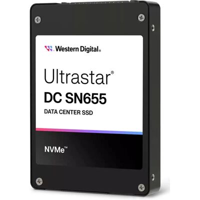 Western Digital Ultrastar DC SN655 - 15TB U.3 NVMe SSD Western Digital Ultrastar DC SN655 - 15TB U.3 NVMe SSD
