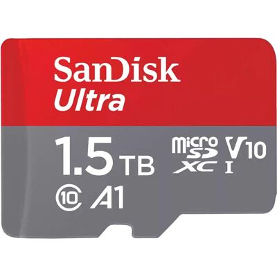 SanDisk Ultra A1 microSD (SDSQUAC-GN6MA) - 1,5TB (SDSQUAC-1T50-GN6MA) SanDisk Ultra A1 microSD (SDSQUAC-GN6MA) - 1,5TB (SDSQUAC-1T50-GN6MA)