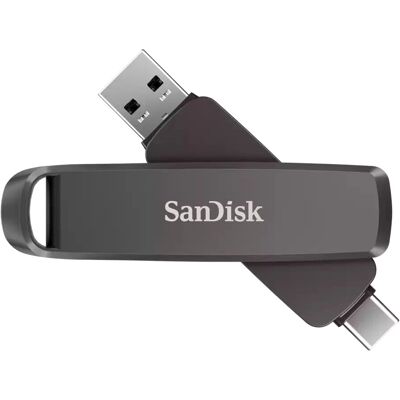 SanDisk SDDDE1-512G-G46 USB Stick - 512 GB - USB Typ-C/Type-A - Schwarz - Speichergerät SanDisk SDDDE1-512G-G46 USB Stick - 512 GB - USB Typ-C/Type-A - Schwarz - Speichergerät