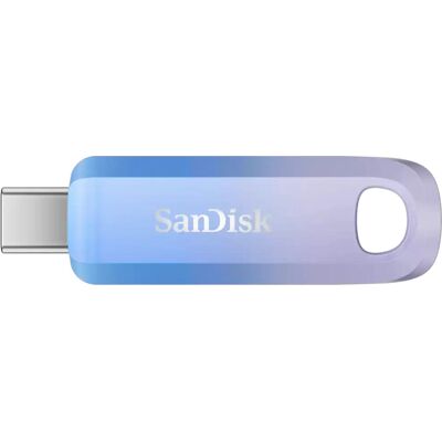 SanDisk 256GB USB-C Flash-Laufwerk - Blau, Lila - USB 3.2 SanDisk 256GB USB-C Flash-Laufwerk - Blau, Lila - USB 3.2