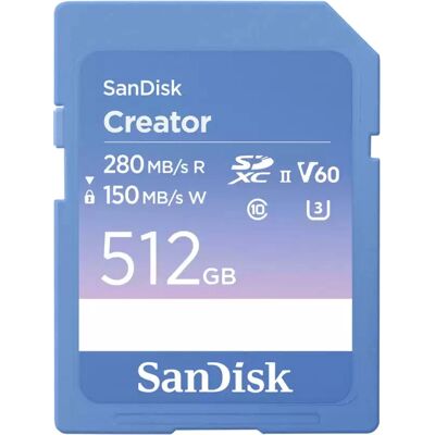 SanDisk Creator SD-UHS-II - 512GB SanDisk Creator SD-UHS-II - 512GB