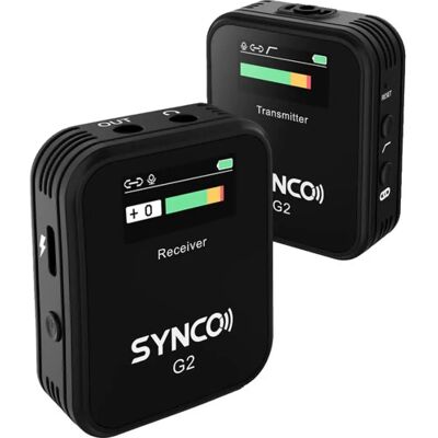 SYNCO WAir-G2 (A1) Drahtloses Mikrofon-System - Omnidirektional, 2,4 GHz, Kompakt SYNCO WAir-G2 (A1) Drahtloses Mikrofon-System - Omnidirektional, 2,4 GHz, Kompakt