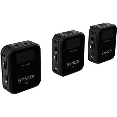 Système Microphone Sans Fil SYNCO WAir-G2(A2) - Dual, Écran TFT - Publicité Système Microphone Sans Fil SYNCO WAir-G2(A2) - Dual, Écran TFT - Publicité