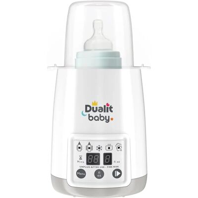 Dualit Single Baby Bottle Warmer & Steriliser White and Grey - Baby Bottle Warmer & Steriliser Dualit Single Baby Bottle Warmer & Steriliser White and Grey - Baby Bottle Warmer & Steriliser