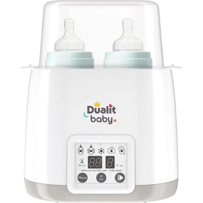 Dualit Baby Bottle Warmer & Steriliser White Grey - Baby Bottle Warmer Dualit Baby Bottle Warmer & Steriliser White Grey - Baby Bottle Warmer