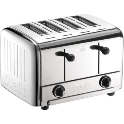 Grille-pain en inox Dualit DK840 4 tranches - Catering - Publicité Grille-pain en inox Dualit DK840 4 tranches - Catering - Publicité