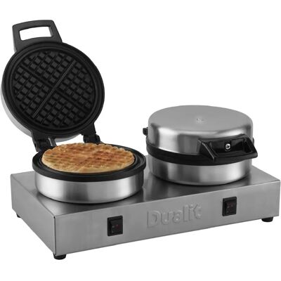Dualit Gaufrier Double - Professionnel, 60 gaufres/h - Publicité Dualit Gaufrier Double - Professionnel, 60 gaufres/h - Publicité
