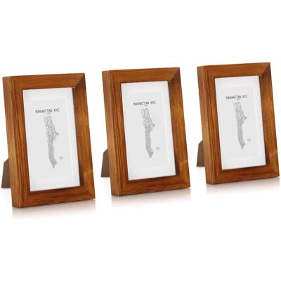 Casa Chic Kenton - Lot de 3 Cadres Rectangulaires - Décoration Murale - Publicité Casa Chic Kenton - Lot de 3 Cadres Rectangulaires - Décoration Murale - Publicité