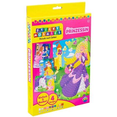 Kit d'Art Mosaïque Princesse Pailletée - Kit d'Art Mosaïque Kit d'Art Mosaïque Princesse Pailletée - Kit d'Art Mosaïque