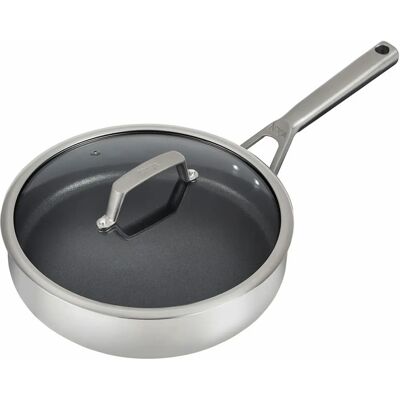 Ninja Sauteuse en Acier Inoxydable - 26cm - Convient à Toutes les Plaques - Publicité Ninja Sauteuse en Acier Inoxydable - 26cm - Convient à Toutes les Plaques - Publicité