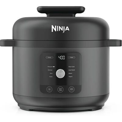 Ninja PC201UK Multi Cooker - 6L, 9-in-1, Black & Grey Ninja PC201UK Multi Cooker - 6L, 9-in-1, Black & Grey