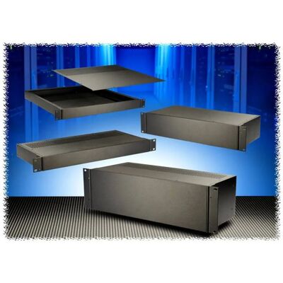Hammond RM3U1918VBK Rack Enclosure - Vented Aluminium Black Hammond RM3U1918VBK Rack Enclosure - Vented Aluminium Black