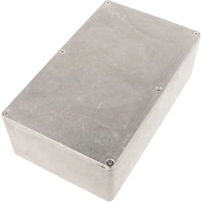 Hammond 1590DE Gussgehäuse - Natur - 187.5x119.5x37mm - Gehäuse Hammond 1590DE Gussgehäuse - Natur - 187.5x119.5x37mm - Gehäuse
