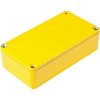 Custodia Hammond 1590BYL in alluminio giallo - Enclosure Custodia Hammond 1590BYL in alluminio giallo - Enclosure
