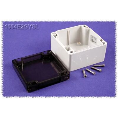 Hammond 1554E2GYSL Wasserdicht Polycarbonat-Gehäuse - Serie 1554 Hammond 1554E2GYSL Wasserdicht Polycarbonat-Gehäuse - Serie 1554