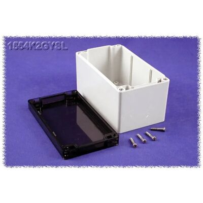 Hammond 1554K2GYSL Watertight PC Enclosure - Universal, 160x90x90mm, Grey Hammond 1554K2GYSL Watertight PC Enclosure - Universal, 160x90x90mm, Grey