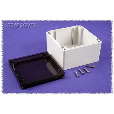 Hammond 1554P2GYSL Watertight Polycarbonate Enclosure - Gray Hammond 1554P2GYSL Watertight Polycarbonate Enclosure - Gray