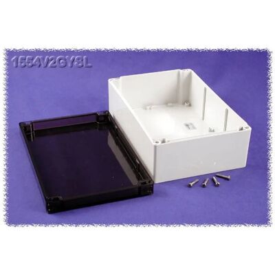 Hammond 1554V2GYSL Enclosure - Watertight Polycarbonate Gray Hammond 1554V2GYSL Enclosure - Watertight Polycarbonate Gray