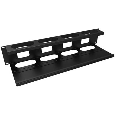 Hammond Electronics Schwarzer 2U Scharnier Kabelmanagement - 483x64x89mm Hammond Electronics Schwarzer 2U Scharnier Kabelmanagement - 483x64x89mm