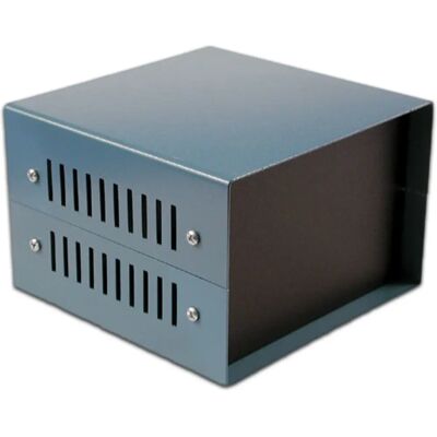 Hammond 1458VC3B Blau Aluminium Gehäuse - Instrumentenkästchen Hammond 1458VC3B Blau Aluminium Gehäuse - Instrumentenkästchen