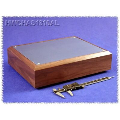 Chassis noce Hammond HWCHAS1310AL - Top in alluminio naturale Chassis noce Hammond HWCHAS1310AL - Top in alluminio naturale
