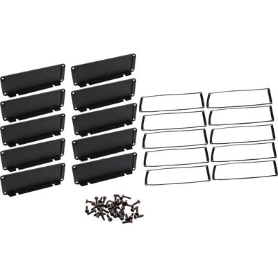 Hammond Electronics Schwarze Aluminium-Endkappe - end cap Hammond Electronics Schwarze Aluminium-Endkappe - end cap