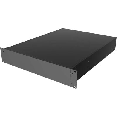 Hammond RM2U1922SBK Rack Enclosure - 559x421x89mm Aluminium - Rack Enclosure Hammond RM2U1922SBK Rack Enclosure - 559x421x89mm Aluminium - Rack Enclosure