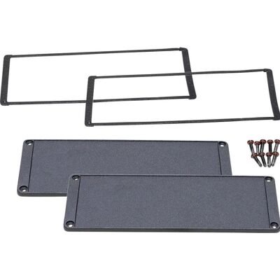 Hammond Electronics Plaque d'Extrémité - Aluminium Noir - 6x194x72mm - Publicité Hammond Electronics Plaque d'Extrémité - Aluminium Noir - 6x194x72mm - Publicité