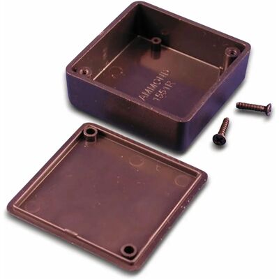 Hammond 1551RBK Black Container - IP54 50x50x20 mm Hammond 1551RBK Black Container - IP54 50x50x20 mm
