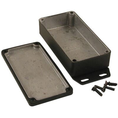 Hammond 1590WGFBK Watertight Diecast Enclosure - Flanged Base Hammond 1590WGFBK Watertight Diecast Enclosure - Flanged Base