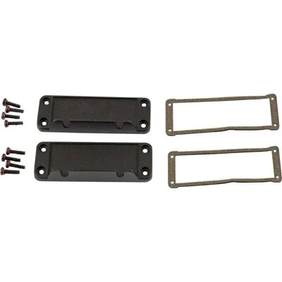 Hammond Electronics Endplatte - Schwarzes Aluminium 16x87x31mm Packung 2 Hammond Electronics Endplatte - Schwarzes Aluminium 16x87x31mm Packung 2