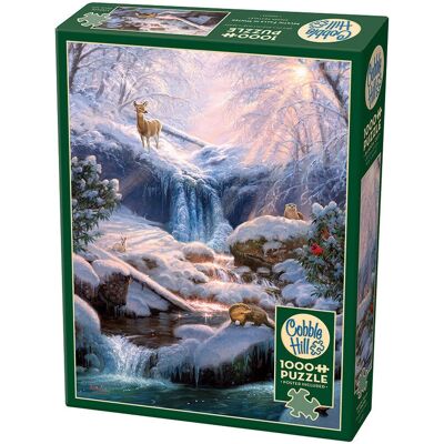 Puzzle Cobble Hill Chutes Mystiques en Hiver - 1000 Pièces Puzzle Cobble Hill Chutes Mystiques en Hiver - 1000 Pièces