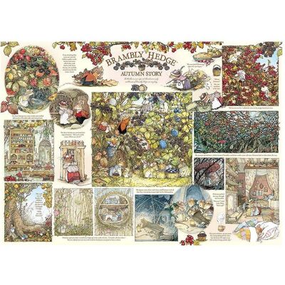 Cobble Hill Brambly Hedge Autumn Story 1000 Piece Puzzle - Jigsaw Puzzle Cobble Hill Brambly Hedge Autumn Story 1000 Piece Puzzle - Jigsaw Puzzle